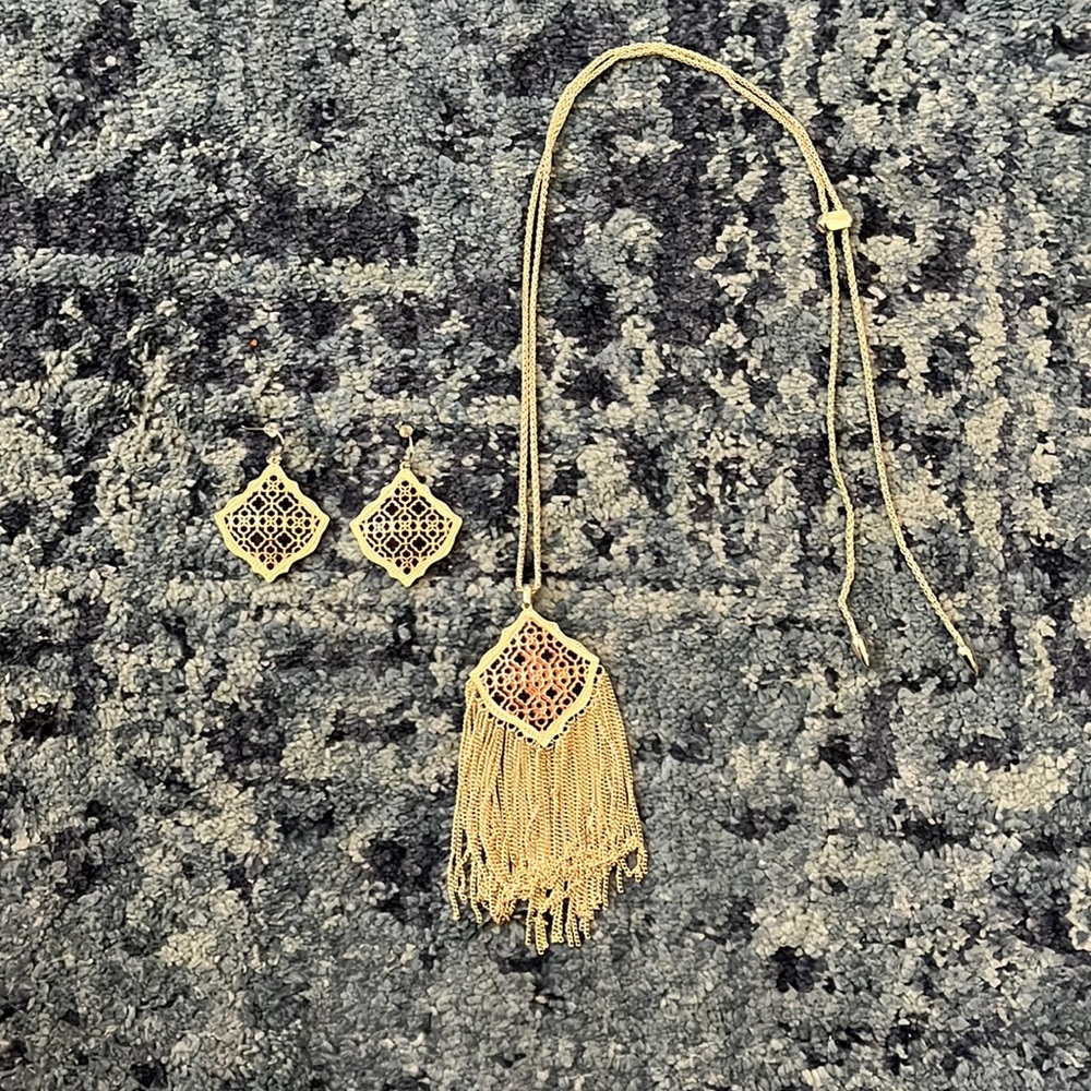 Kendra Scott Rose Gold/Gold Two Tone Set